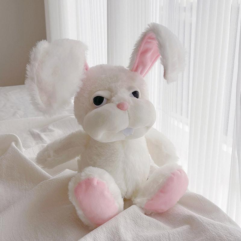 

Long-Eared Rabbit Cute Cute Bunny Doll Plush Toy Children S Birthday Gift Boy And Girl 30cm（0.13kg） белый