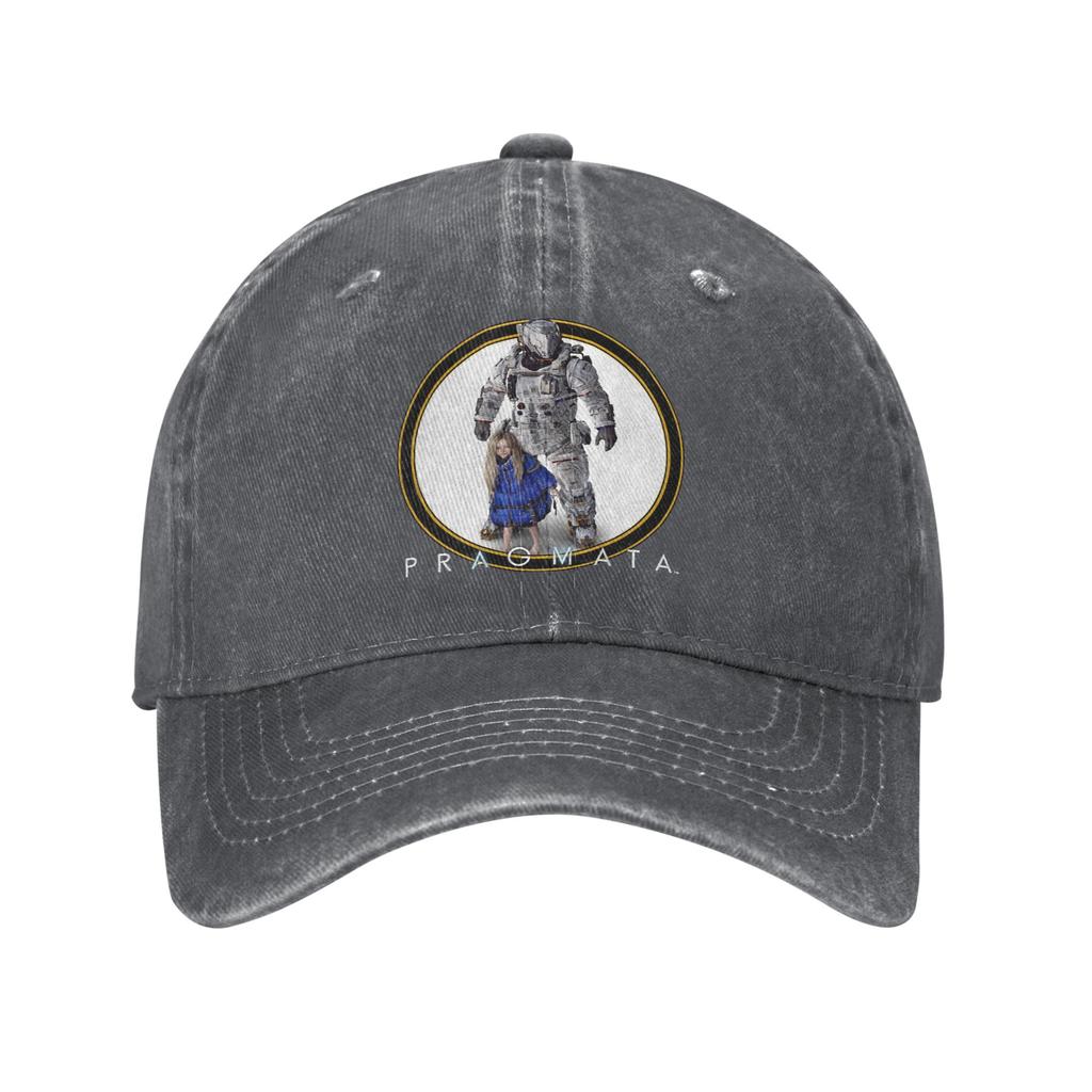 Vintage Pragmata Baseball Caps Unisex Women Distressed Denim Snapback Hat Outdoor All Seasons Travel Adjustable Fit Hats Cap