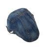 Cloth Denim Beret Washed Artist Hat Casual Newsboy Hat  Women
