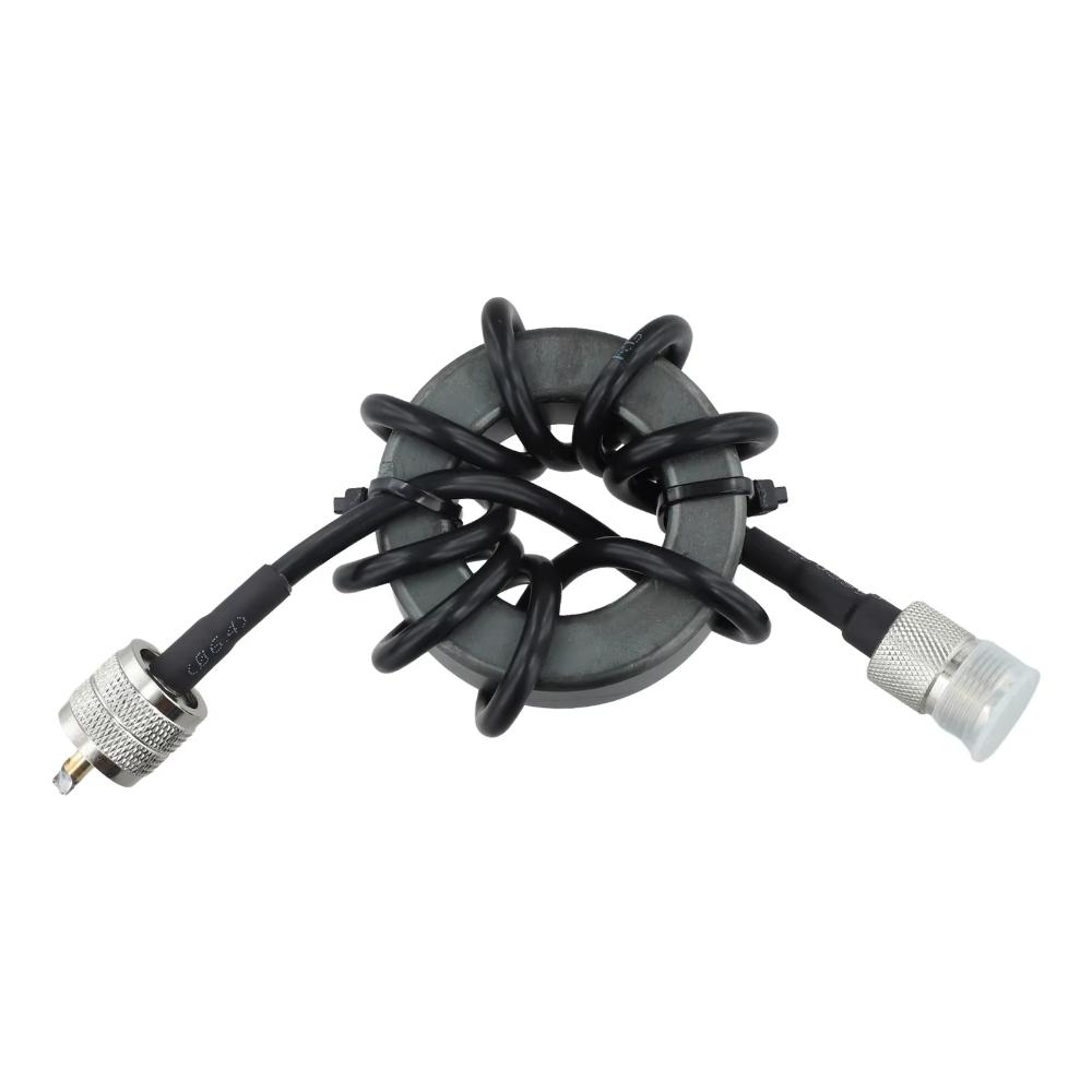 Shortwave Choke Coil Magnetic Ring EM-25 EM-43 HF Radio Accessory 200W 1000W Noise Suppression Electromagnetic Interference
