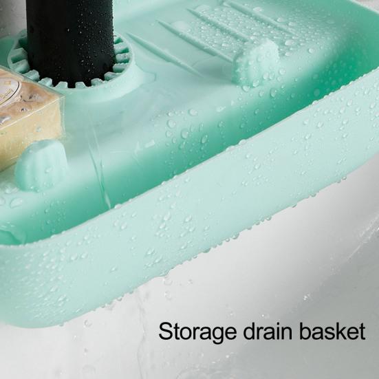 Podložka pod odkapávací misku s držákem na houbičku, univerzální, jednoduchá instalace, ochrana proti stříkající vodě, rohožka pod kohoutek