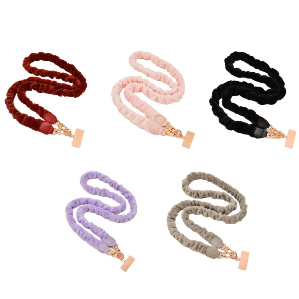 Plush Rope Crossbody Phone Strap Neck Hanging Mobile Phone Chain Mobile Phone Lanyard Cell Phone