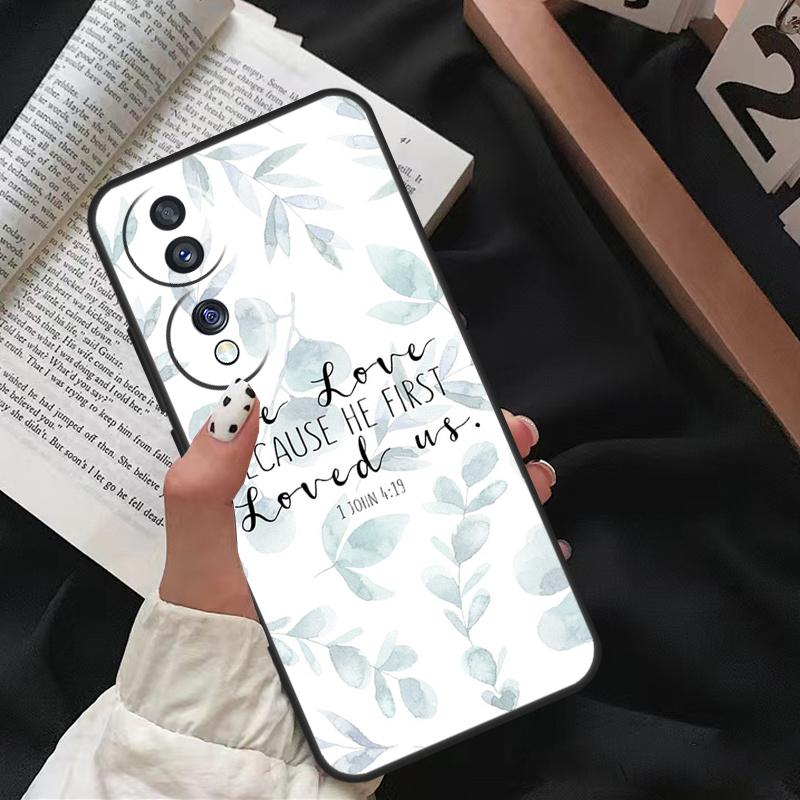 

Bible Verse Jesus Christ Christian For Honor Magic 8 6 7 Pro Case For Honor X9d X9c X9b X9a X8c X8b 200 400 50 70 90 Lite Win RT Honor 400 Pro