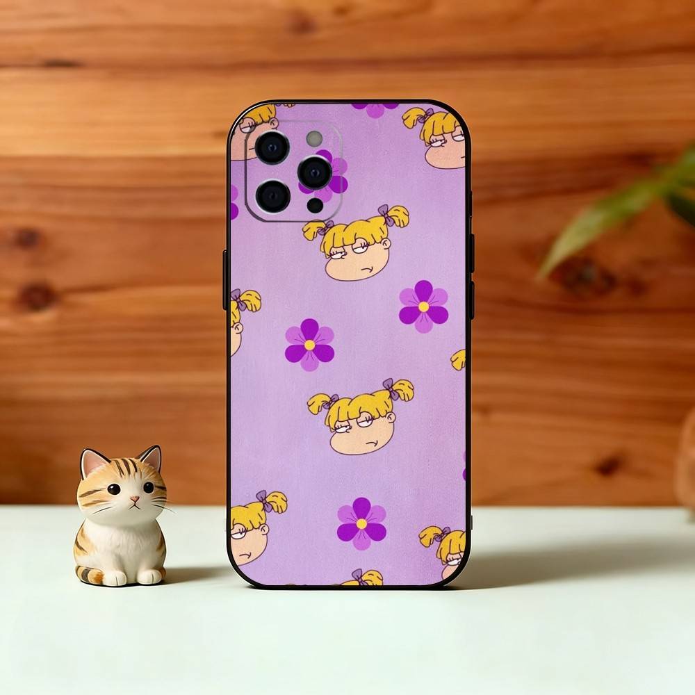 

Rugrat C-Chuckie A-Angelica Phone Case Silicone Soft For IPhone 17 16 15 14 13 12 11 X XR Plus Pro Max Plus iPhone17air