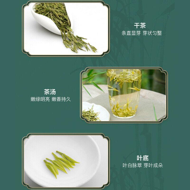 100g Anji Baicha White Tea Časné jaro Zelený čaj One Bud Jednolistový čínský čaj
