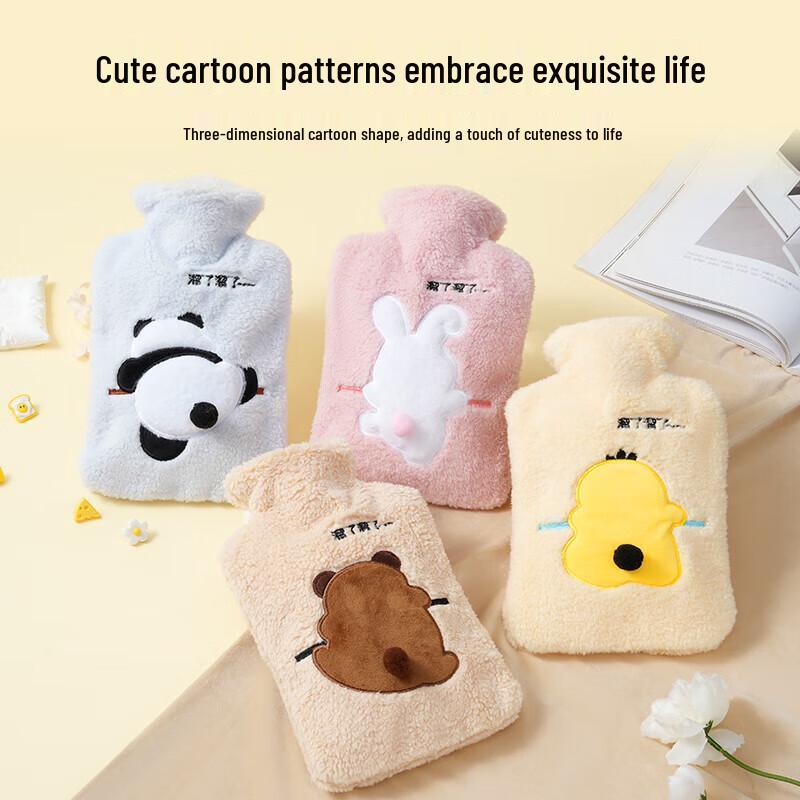 Lexueer Large Plush Hot Water Bottle