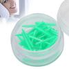 40pcs   box Dental Adaptive Silicone Interdental Wedges Dentist Dental Supply AccessoryGreen