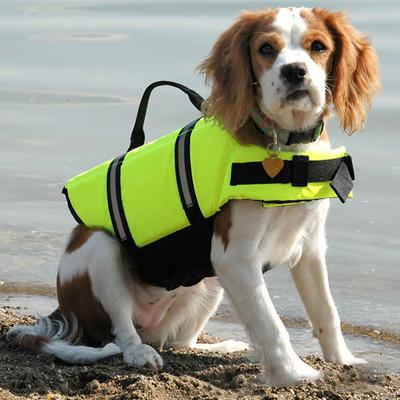 New Adjustable Fit Dog Life Jacket Reflective Vest Swimming Vest for Puppies Water Safety