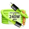 Cable PD240W Super Fast Charging Type C TO Type C Silicone Cable For Samsung iPhone8-17 Pro Xiaomi 17 Quick Quick Charging Cable