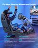 VEVOR Racing Wheel Stand, Heavy-Duty Simulator Cockpit Steering Stand with Dual-Rail Dual-Arm, Fit Logitech G25,G27,G29,G920,G923