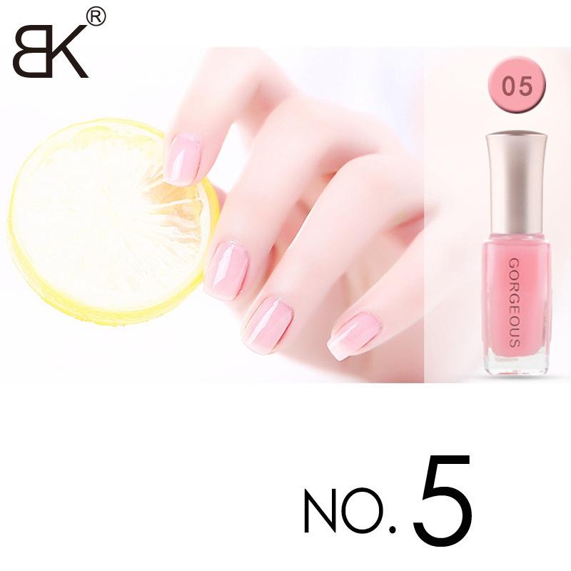 12 Colors 10ml Translucent Jelly Nail Polish Ice Transparent Candy Color Mild Net Red Nude Color Quick Drying Long-lasting