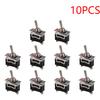 1-10Pcs Heavy Duty Car Boat Rocker Toggle Switch 15A 250V 2Pin SPST ON/OFF Rocker Switches Waterproof Boot Button