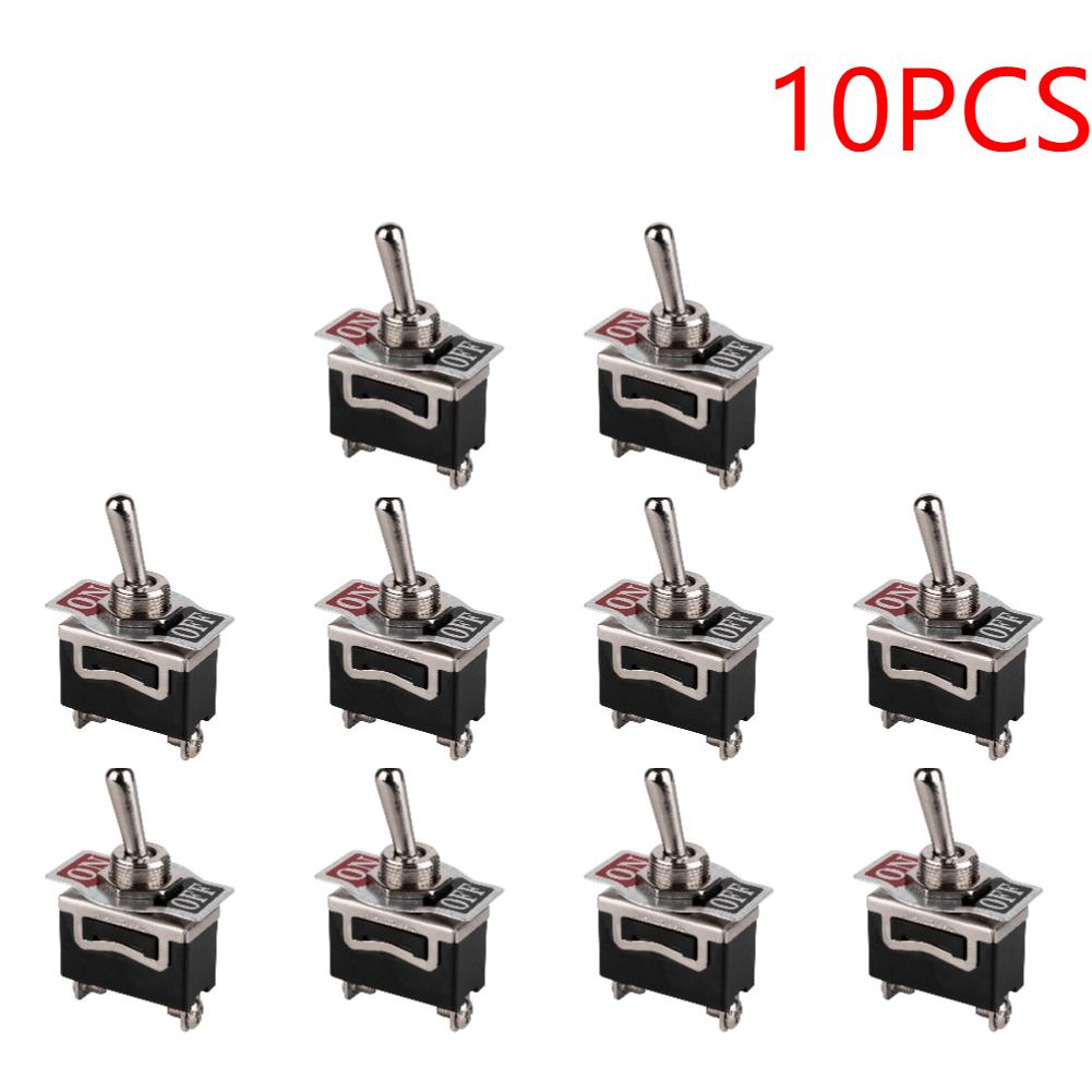 1-10Pcs Heavy Duty Car Boat Rocker Toggle Switch 15A 250V 2Pin SPST ON/OFF Rocker Switches Waterproof Boot Button