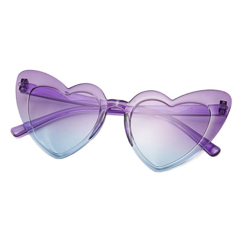 

New European and American Oblique Love Sunglasses Women s Sunscreen Sunglasses Women s Fashion UV Protection Glasses