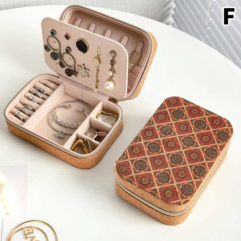 

New Jewelry Organizer Display Jewelry Case Box Travel Portable Jewelry Box Storage Organizer Earring Holder Gift