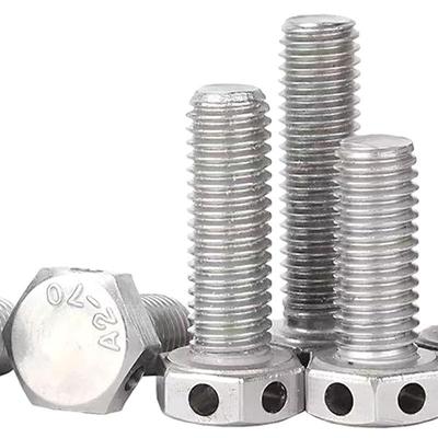 304 Stainless Steel Dual-Hole Hex Screw