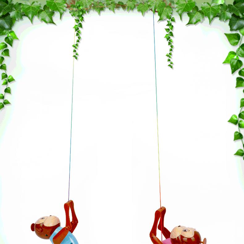 Funny Plastic Monkey Climbing Rope Toy Climb The Rope Toys for Children Animal Parent-Child Interaction Play Toys Birthday Gifts