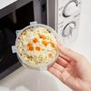 Fruit Preservation Box, Apple Storage Box, Household Circular Sealed Box with Lid, Onion Box, Microwave Oven Heated Rice Box