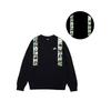 Nike Patchwork Panda Embroidery Breathable Fashion Outdoor Sports Letter Logo Crewneck Sweatshirt Unisex sweatshirt Black BV2667-010(TEAM702-C5)