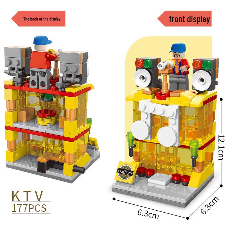 6-in-1 Kids' Building Block Set: Train, Robot, Tank, Police - Compatible Blocks for Boys & Girls