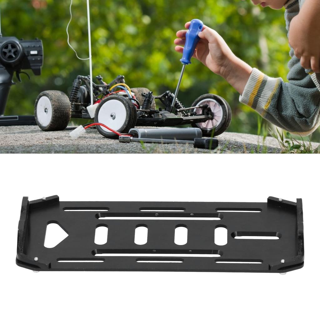 RC Battery Aluminum Alloy Mounting Plate for Axial SCX10 90046/90047/D90 1/10 RC Crawler