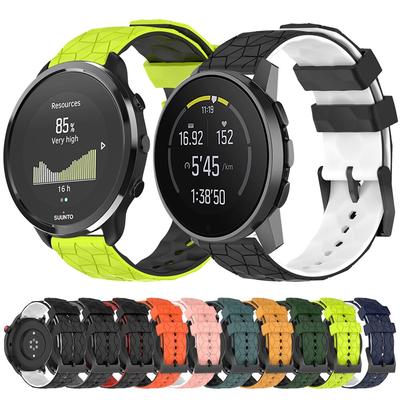 Για SUUNTO 9 Peak Pro Νέας σχεδίασης Ζάντα ρολογιού σιλικόνης για SUUNTO 5 PEAK Ανταλλακτικό λουράκι 22 χιλιοστών Wirstands