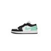 Jordan Air Jordan 1 Puppy Fragment Low top Vintage Basketball Shoes Men's Black White Green 553558-131(Team85-)