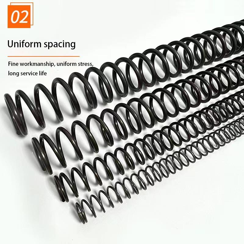 65MN Strong Compression Spring Steel Mechanical Cylindrical Spiral Coil Rotor Return Force Diameter 0.5mm 1.0mm Length 100-500mm