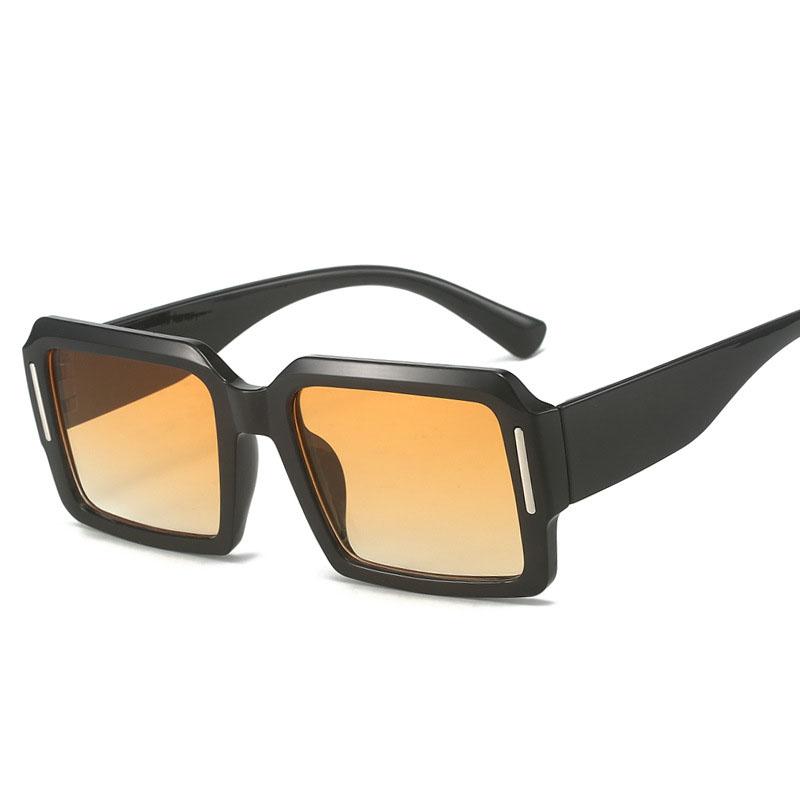 Square Shape Women's Sun Glasses European American Style UV Protection Women Sunglasses Vintage Retro Men Sunglass