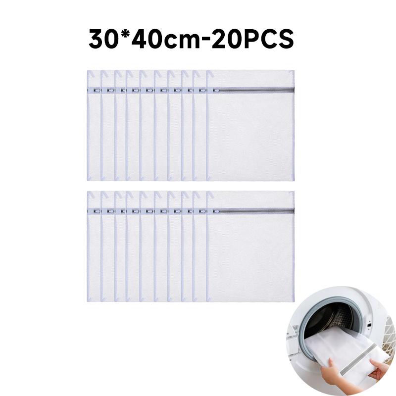 Zippered Mesh Laundry Bag Polyester Laundry Wash Bags Coarse Net Laundry Basket Laundry Bags for Washing Machines Mesh Bra Bag