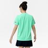 Mizuno Table Tennis Game Short JTTA Biscay Green Shirt, Sleeve, Certified, Moisture-Wicking, Quick-Drying, Unisex, 82JAC111,