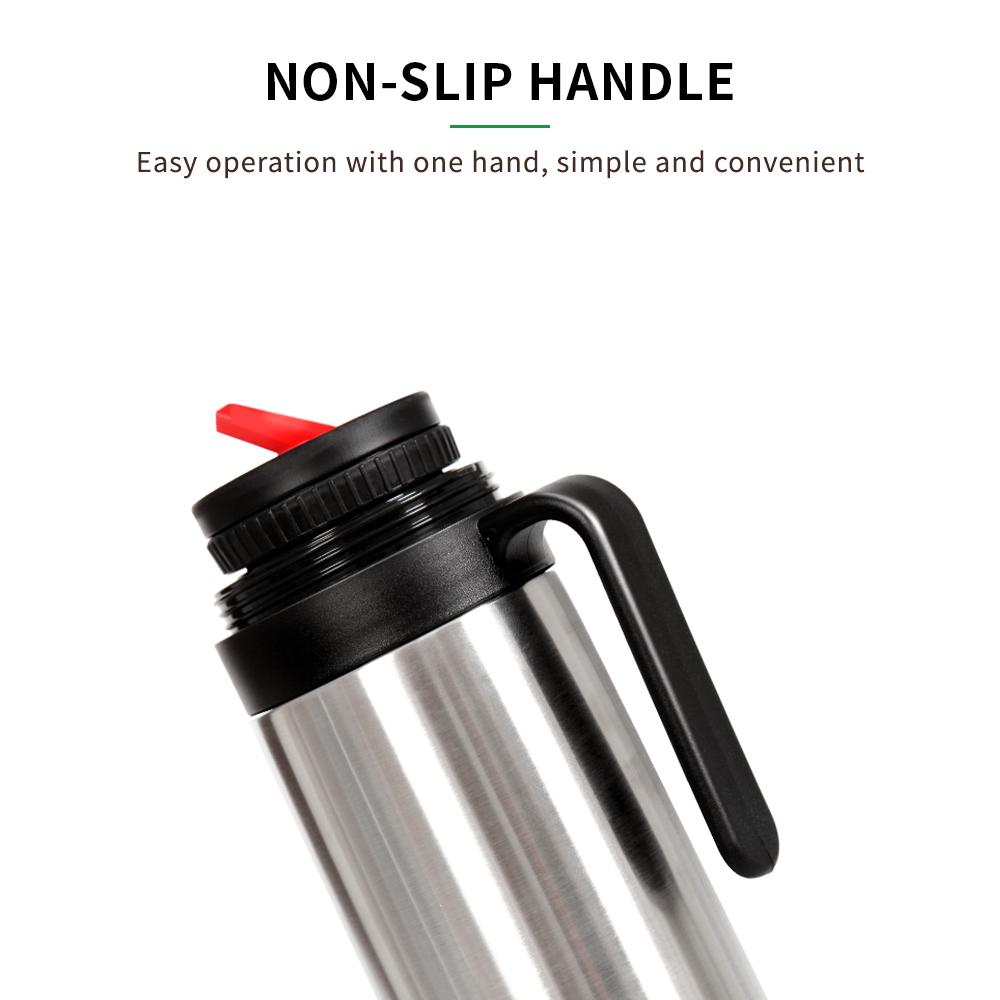 Yerba Mate - Edelstahl-Thermoskanne, wärmeisoliert, Argentino-Wasserflasche, Sonderangebot, 1000 ml