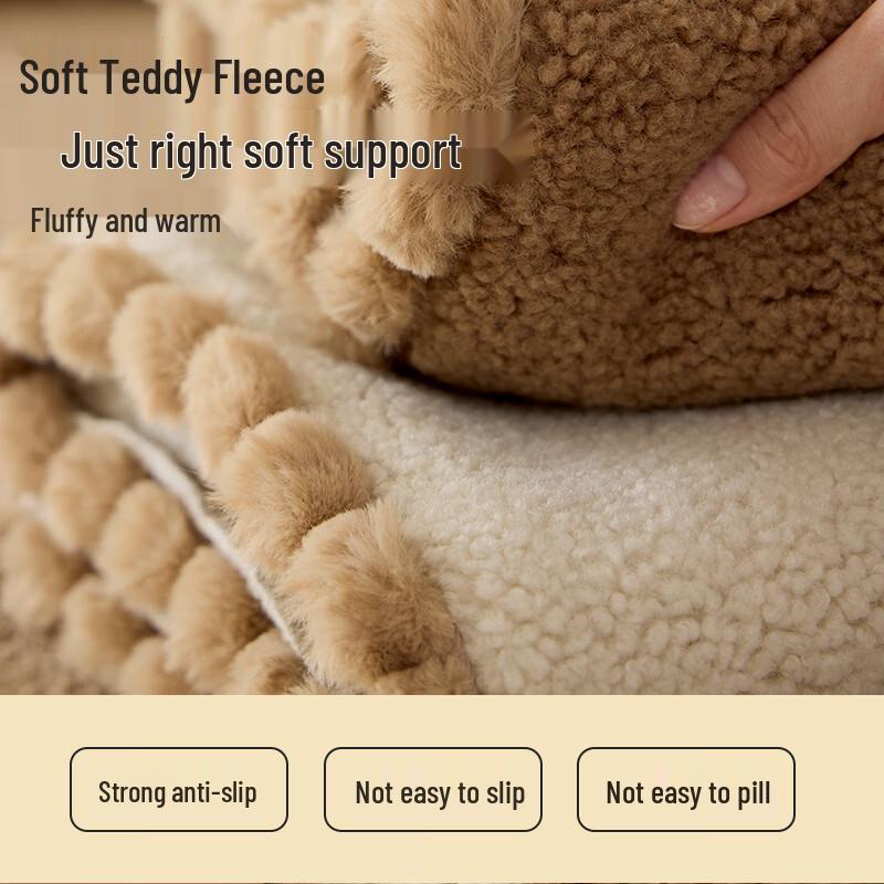 Handun Creamy Lullu Irregular Sofa Cover