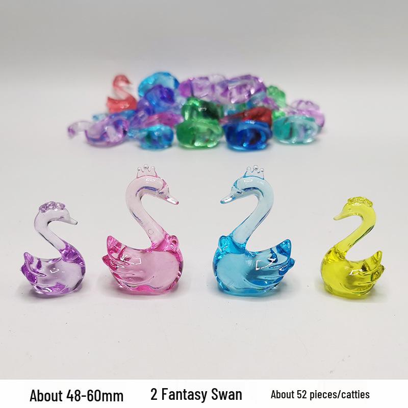 Colorful Mini Acrylic Milk Bottle Cartoon Ornaments - Cute Handmade DIY Decorative Accessories