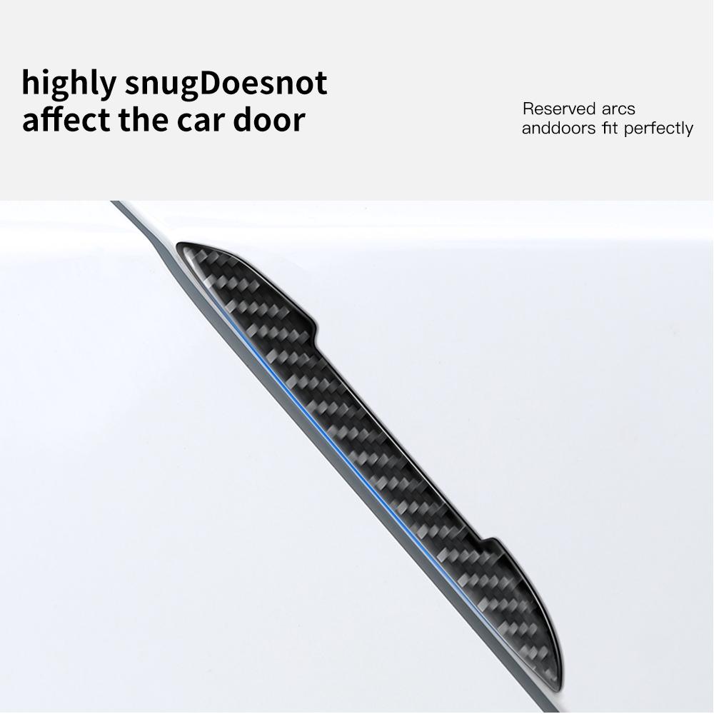 YZ For Tesla Model 3 Y Highland Juniper 2025 Car Door Protector Mirror Protector Bumper Sticker Vehicle Anti-collision Strip