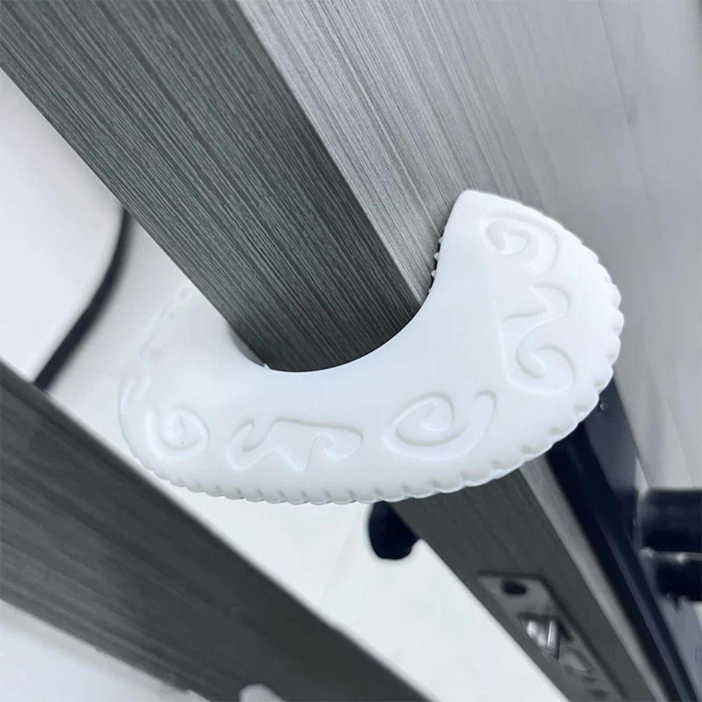 Anti-slip Strips Child Safety Door Stopper Silicone Finger Pinch Guard Door Block Set  Bedroom