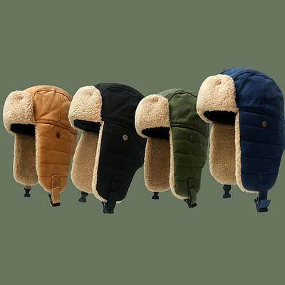 Winter Daily Warm Earflap Hat with Fur