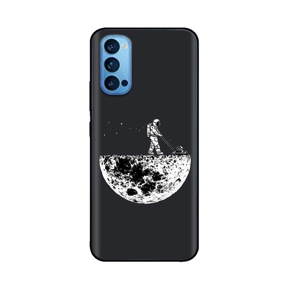For Oppo Reno4 Pro 5G Case Soft TPU Black Silicone Phone Back Cover for OPPO Reno 4 Reno4 Pro 5G 4G Case Funda Coque Bumper Capa
