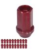 M12x1.5 Lug Nuts with Socket Adapter Aluminum Alloy 42mm   19Hex for JDM Racing   Replacement for  