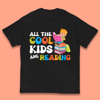Alle coolen Kids lesen Kinder T-Shirt