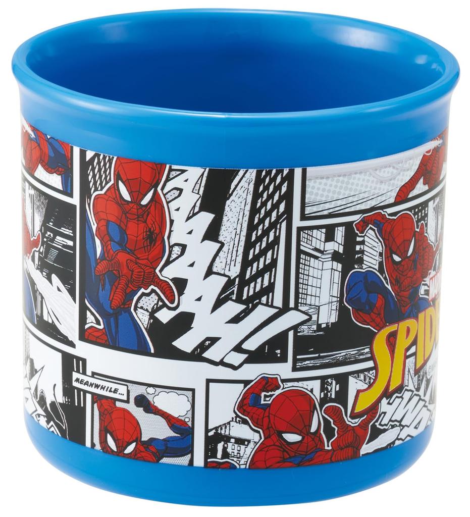 Skater Lunch Box Plastic Cup 200ml for Children Antibacterial Dishwasher Safe Made In Japan Spiderman 25 Boys KE5AAG