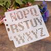 Exquisite Letter Number Stencil Template DIY Album Card Making Painting Template