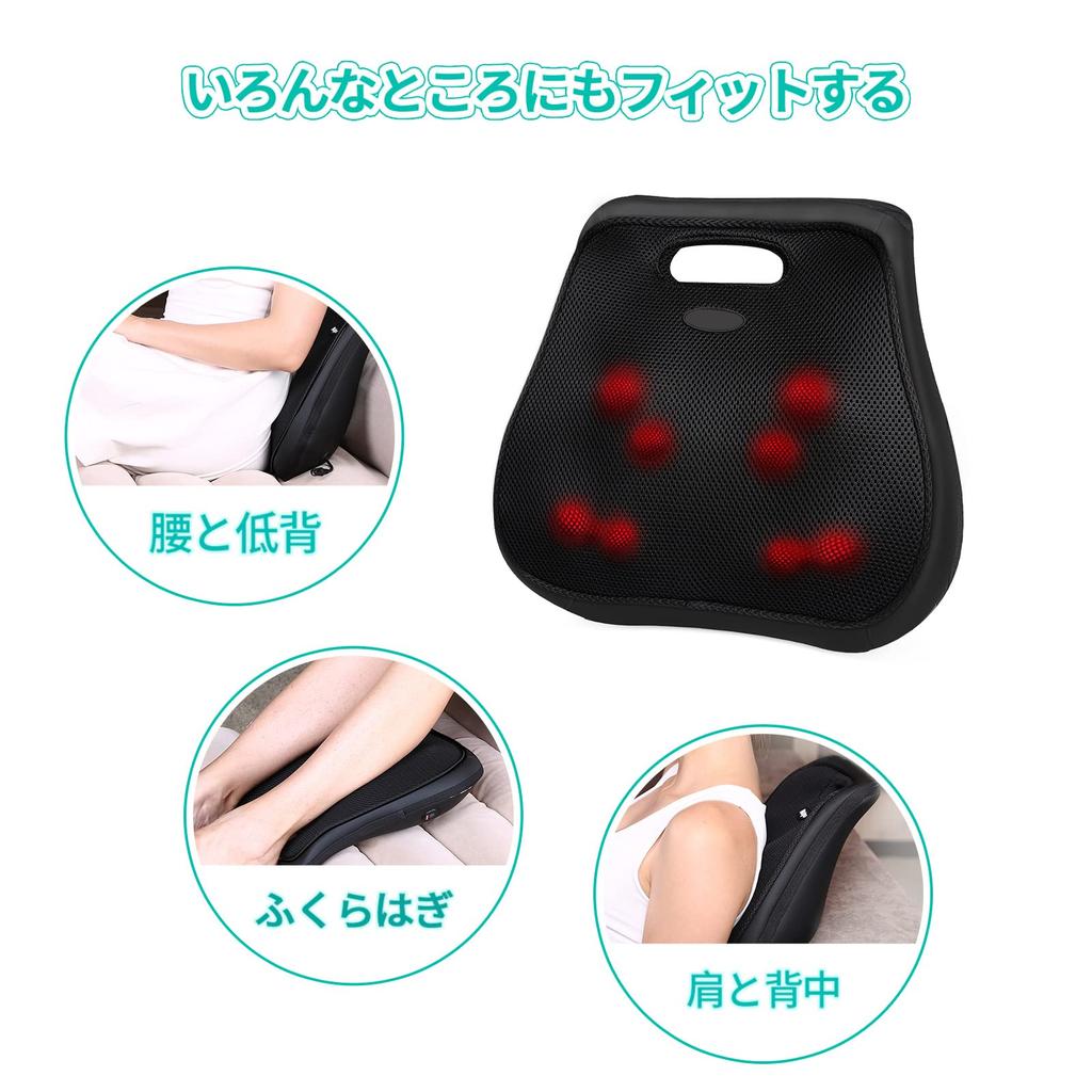 oCuZen Back Massage Massage Cushion Device Lower Back Massage Massage Seat Massage Machine with Heater Gift for Stress Home Use [Medical
