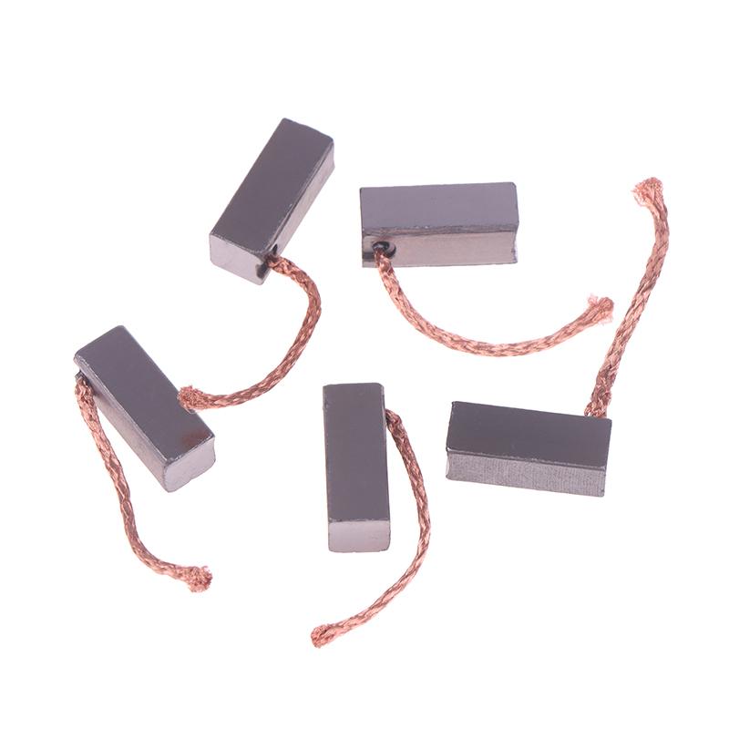 5Pcs 8*8*20mm Carbon Brush Automobile Heater Blower Fan Air-blower Electric Motor Brush Replace Tools