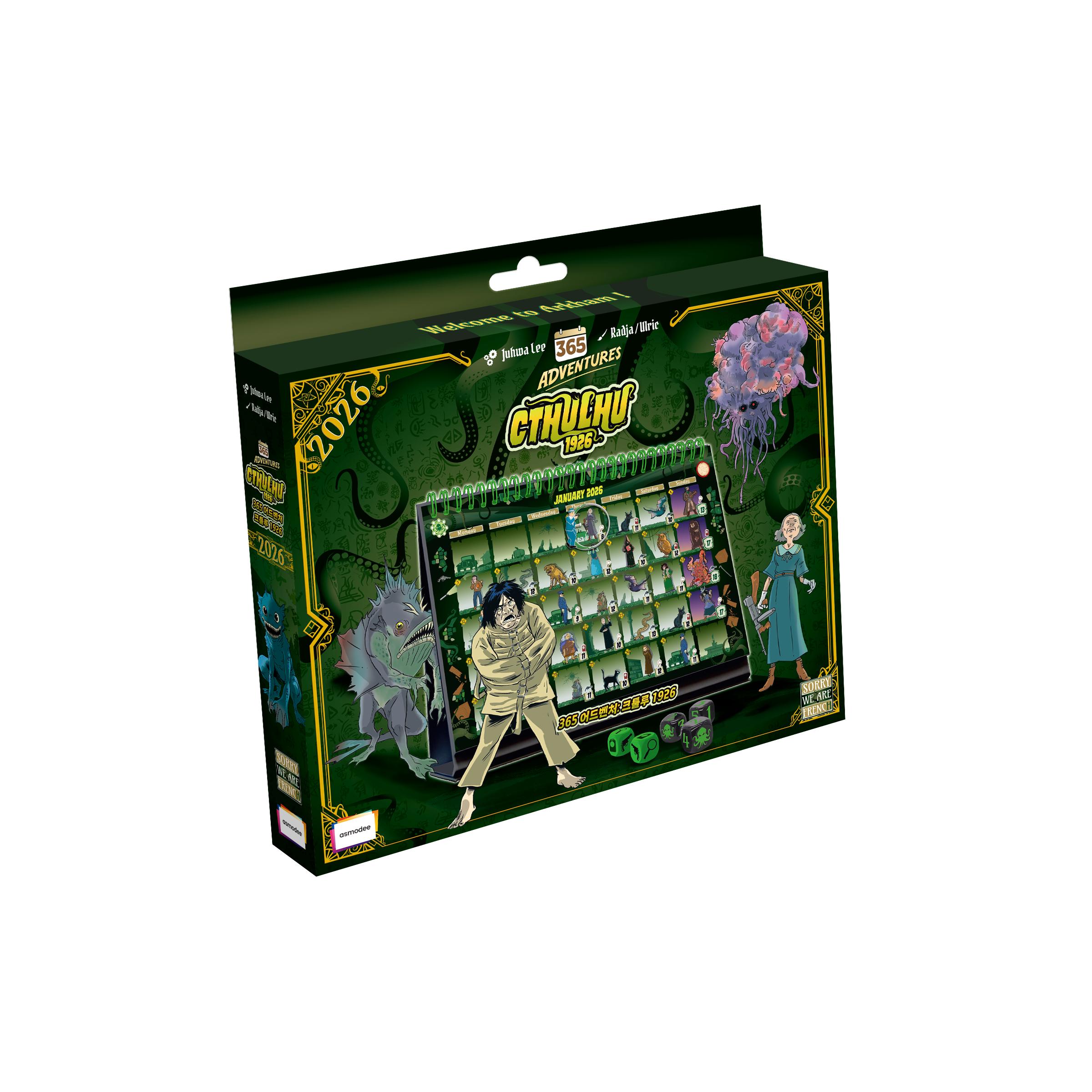 365 Adventure Cthulhu 1926 Board Game Calendar Arkham Encounter