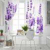 Bedroom Kitchen Curtains Lavender Plant Flowers Curtain Living Room Decoration Items Window Curtains for Living Room