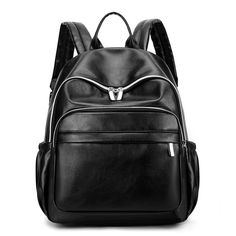 Backpack Women's Soft Surface New Fashion Versatile Trendy Women's Large Capacity Travel Backpack