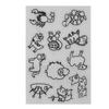 8 PCS Cute Animal Heat Shrink Sheets Colorable Different Patterns Shrink Plastic Sheets White Shrinky Art Paper DIY Crafts