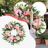 Artificial Decorative Wreath, Front Door Garland, Hanging Creative Ornament, PP ,