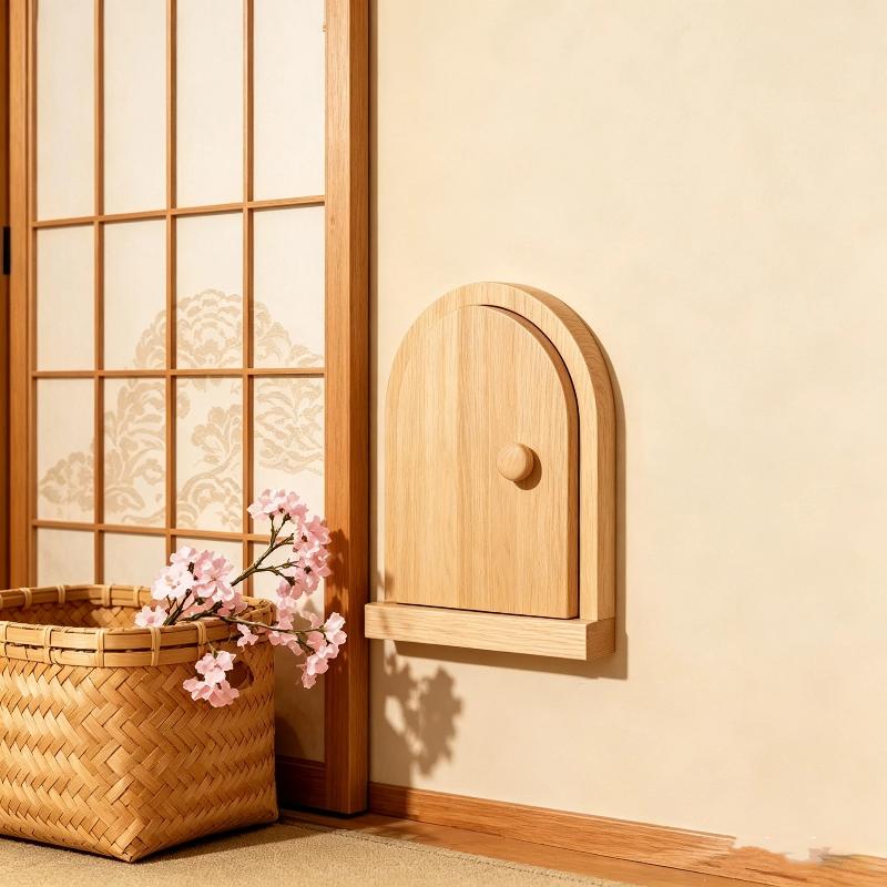 Handcrafted Wooden Outlet Cover, Non-Electric, Handmade Wooden Construction, Dust And Dust-Proof, Covers And Decorates Outlets